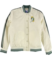 STARTER Mens Packers Varsity Jacket in Ivory