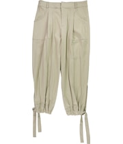 Parker Womens Solid Straight Leg Casual Pants in Beige