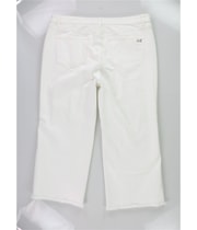 Michael Kors Womens Selma Flare Wide Leg Loose Cropped Jeans, view 2