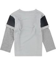 Reebok Boys LA Kings Crossed Hockey Sticks Graphic T-Shirt in Gray, image 2 of 2