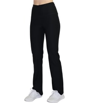 Reebok Womens Highrise Running Tapered Compression Leggings Athletic Pants in Black, image 2 of 4