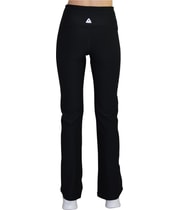 Reebok Womens Highrise Running Tapered Compression Leggings Athletic Pants in Black, image 3 of 4