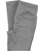 Reebok Womens Momentum Capri Tapered Compression Cropped Mom Athletic Pants in Gray, view 5