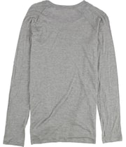 P.J. Salvage Womens Hemmed Pajama Sleep T-shirt in Heather Gray, view 2
