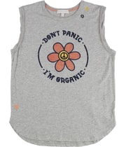 P.J. Salvage Womens Don’t Panic Pajama Sleep Tank Top, view 5