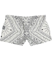 P.J. Salvage Womens Bandana Print Skull Pajama Shorts, view 5