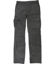 Rogue State Mens Textured Straight Leg Cargo Casual Pants in Charcoal