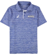 ASICS Mens Highland Rams Polo Shirt in Blue