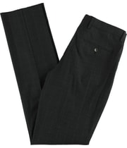 Ben Sherman Mens Windowpane Straight Leg Dress Pant Slacks in Charcoal, image 2 of 2