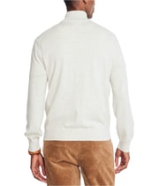 Nautica Mens Classic-Fit Quarter-Zip Pullover Sweater, view 4