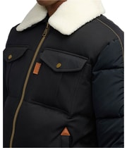 Scotch & Soda Mens Quilted Aviator Jacket, view 4