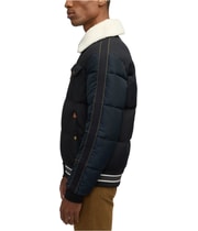 Scotch & Soda Mens Quilted Aviator Jacket, view 5