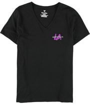 G-III Sports Womens Super Bowl LVI Graphic T-Shirt in Black