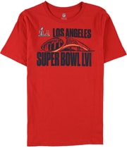 G-III Sports Boys Super Bowl LVI Graphic T-Shirt in Red