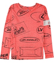 NFL Girls SuperBowl 56 Graphic T-Shirt in Red