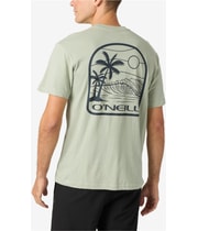 O’Neill Mens Dusk Graphic Tee in Green, image 4 of 6