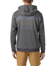 O’Neill Mens Challenger Striped Fleece Hoodie Sweatshirt, view 4