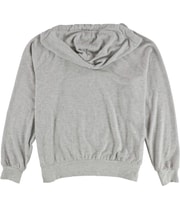 Treasure & Bond Womens Cozy V-Neck Hoodie Sweatshirt, view 2