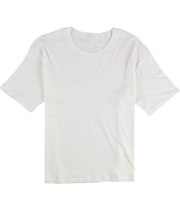 Treasure & Bond Womens Solid Oversized Basic T-Shirt in White