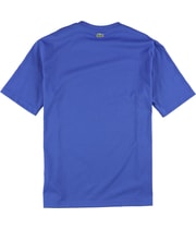 Lacoste Mens Loose Fit Jersey in White and Blue, view 2