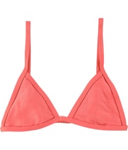 Tavik Womens Jett Triangle Bikini Swim Top in Orange