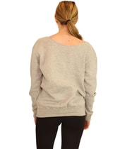 Elevenparis Womens Man Holding Flower Sweatshirt, view 3