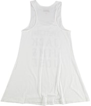 Gorilla Buffet Womens I Vote For Jack Jim & Jose Racerback Tank Top in White, image 2 of 2