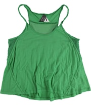 Seneca Rising Womens Mesh Panel Twisted Strap Tank Top