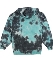 Tags Weekly Womens Tie-Dye Hoodie Sweatshirt in Blue, view 2