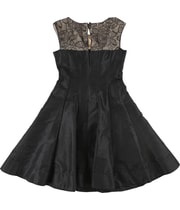 LONDON TIMES Womens Lace Floral A-line Dress, view 2