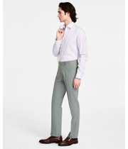 Tommy Hilfiger Mens Modern-Linen Fit Straight Leg Slim Dress Pants, view 2