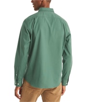 Nautica Mens Classic-Fit Solid Oxford Button Up Shirt in Green, image 4 of 4