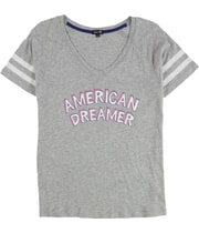 Cozy Zoe Womens American Dreamer Pajama Sleep T-shirt in Heather Gray