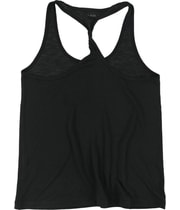 Lifestyle and Movement Womens We Rise Racerback Tank Top in Black, image 2 of 2