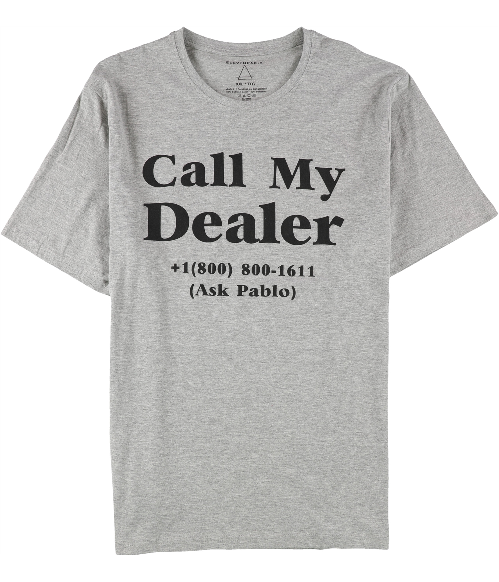 Мужская футболка с рисунком Elevenparis Позвони моему дилеру 6090₽