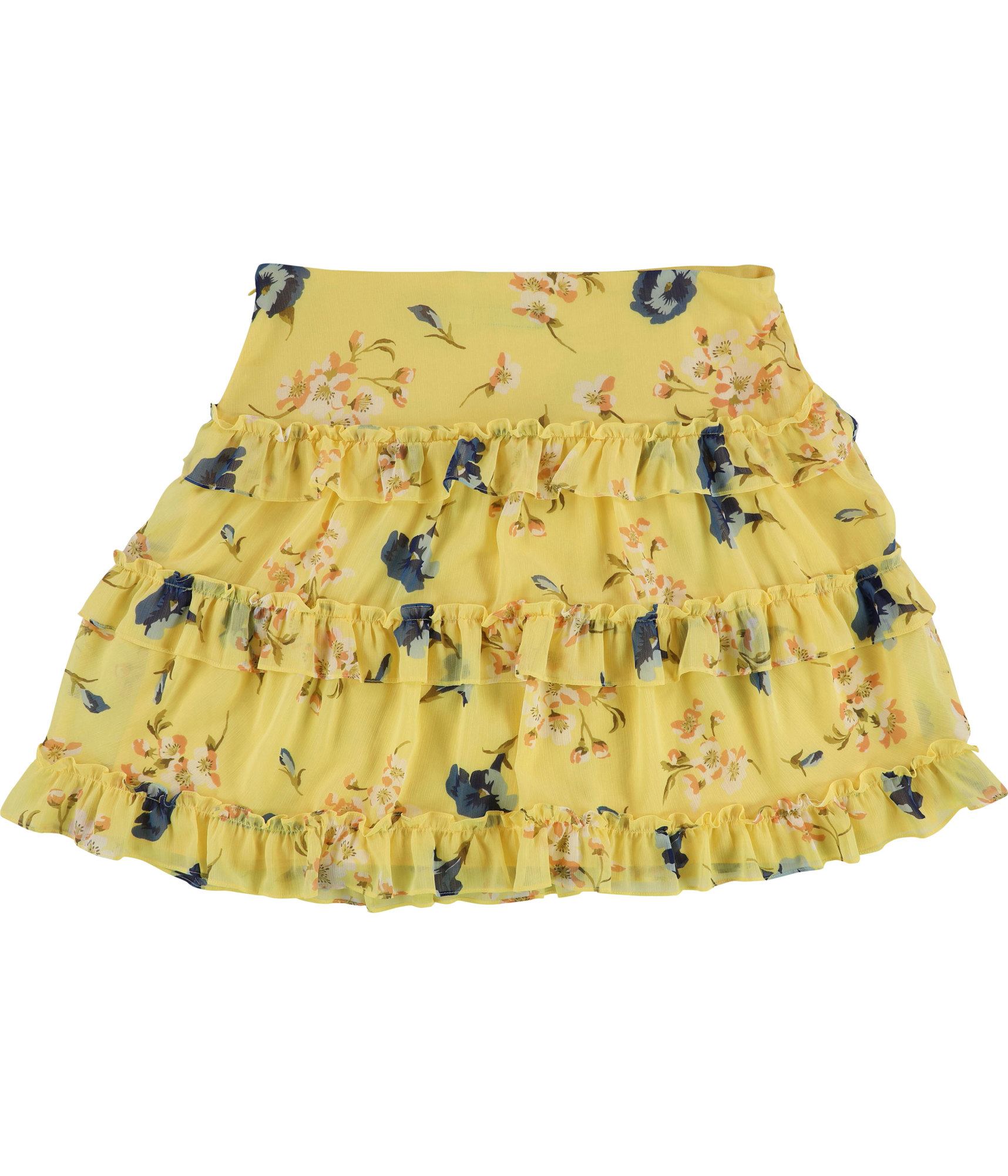 Ralph Lauren Womens Ruffled Mini Skirt - Afbeelding 1 van 8