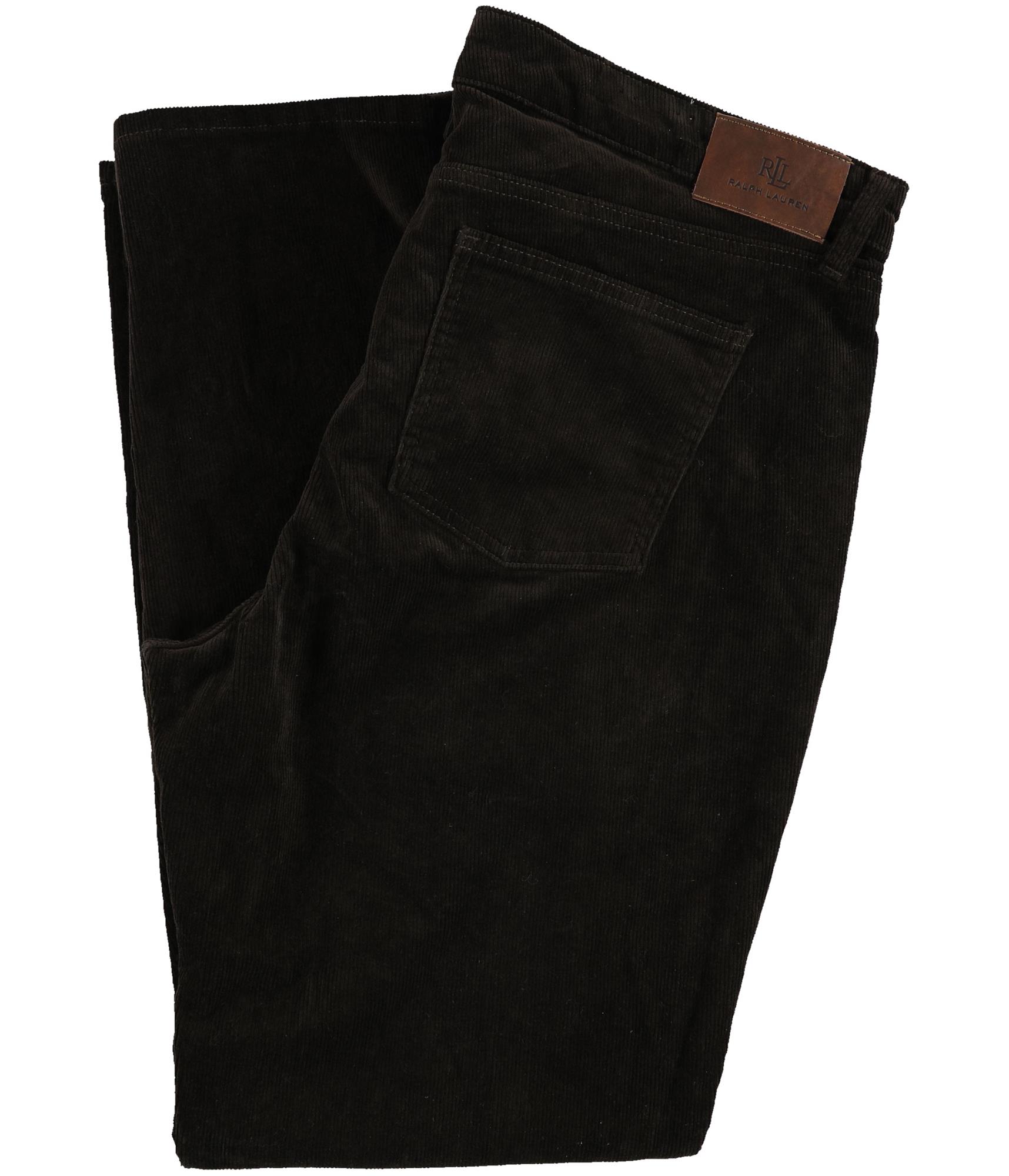 Ralph Lauren Womens Mid Rise Straight Casual Corduroy Pants - Picture 2 of 5