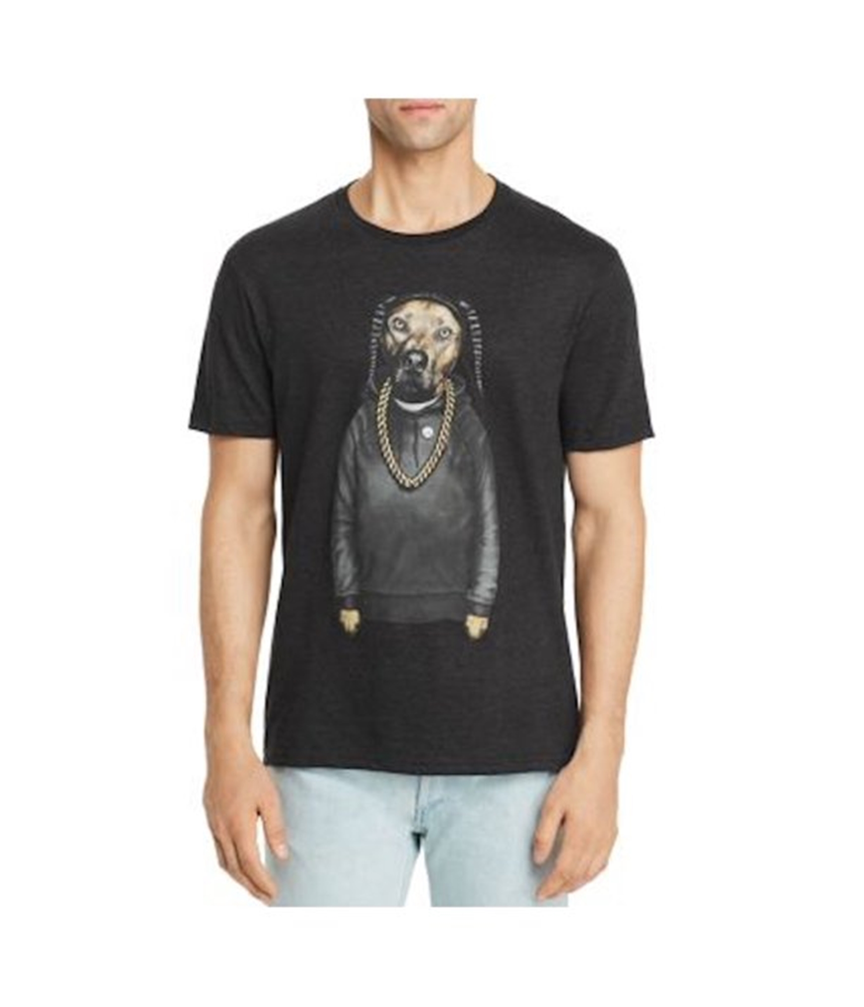 Elevenparis Mens Rap Dog Graphic T-Shirt