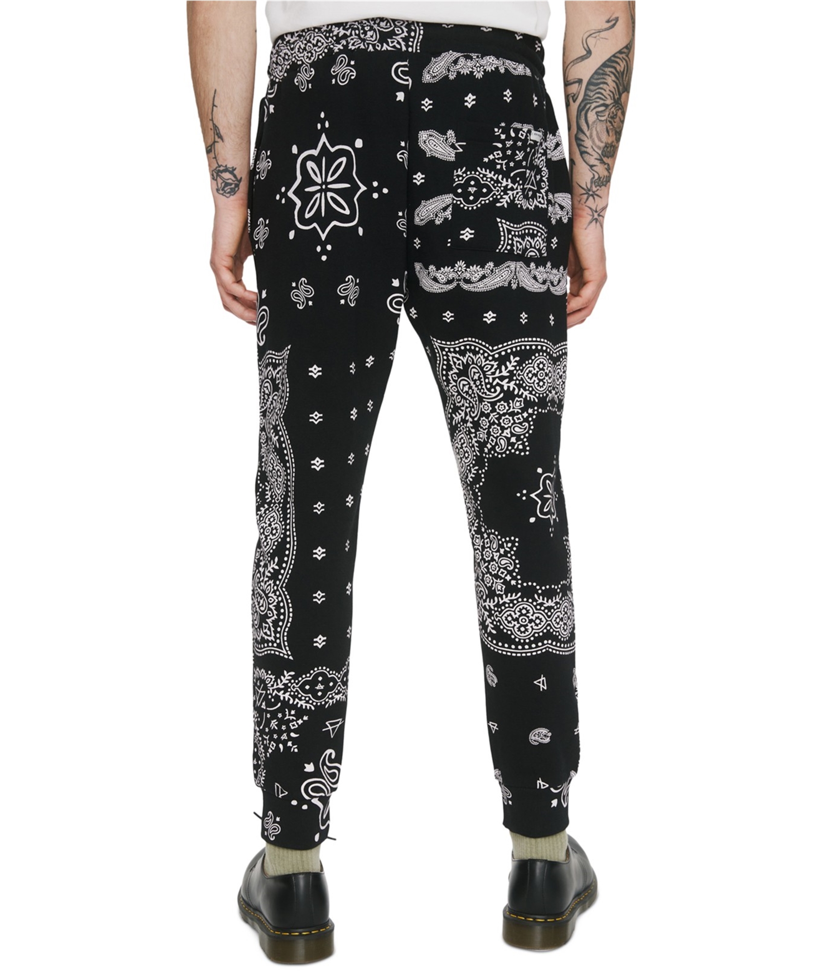 Повседневные мужские брюки для бега трусцой Elevenparis с рисунком Пейсли 10690₽