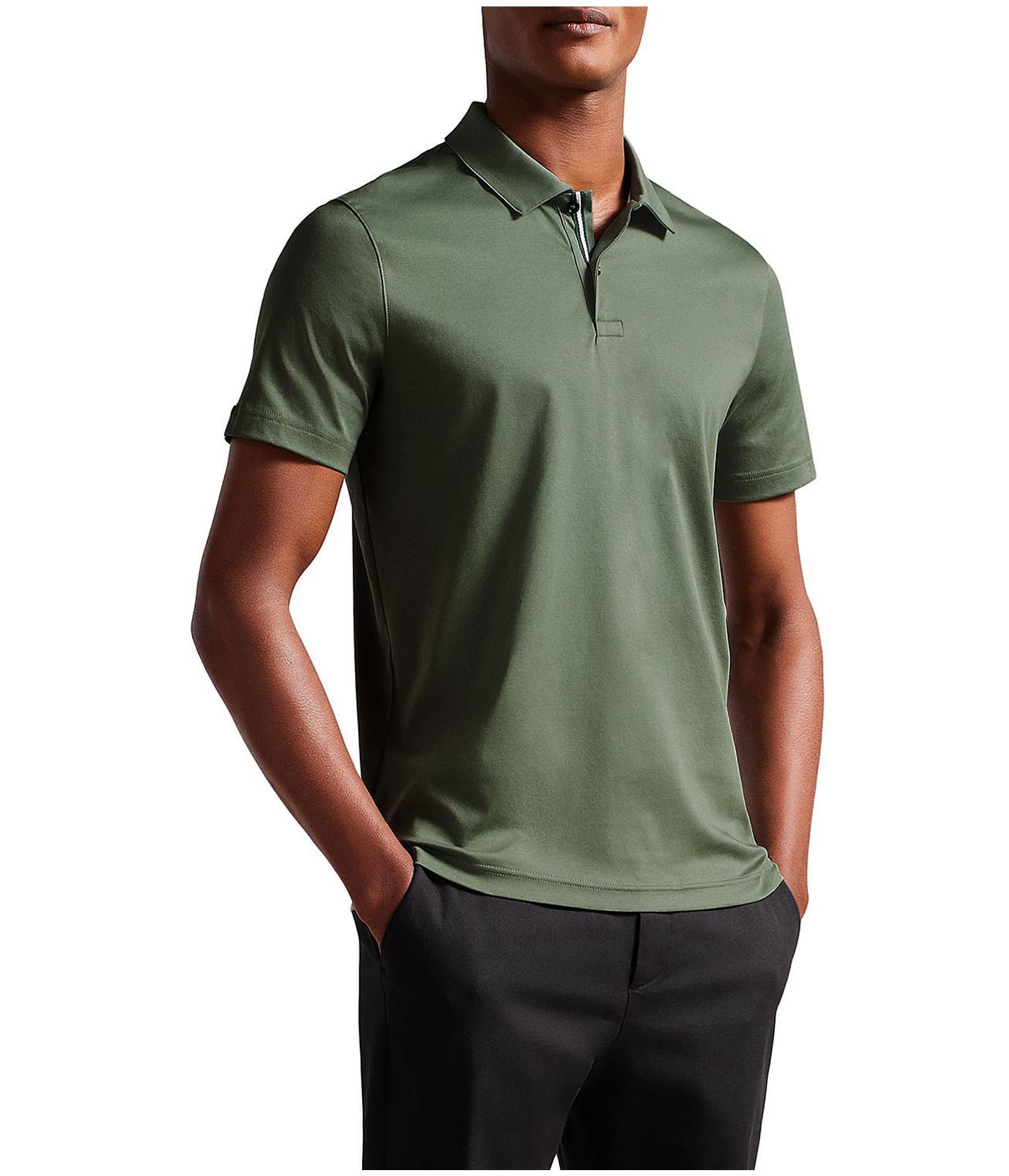 Мужская рубашка поло Ted Baker Zeiter Slim Fit из мягкой ткани 9290₽