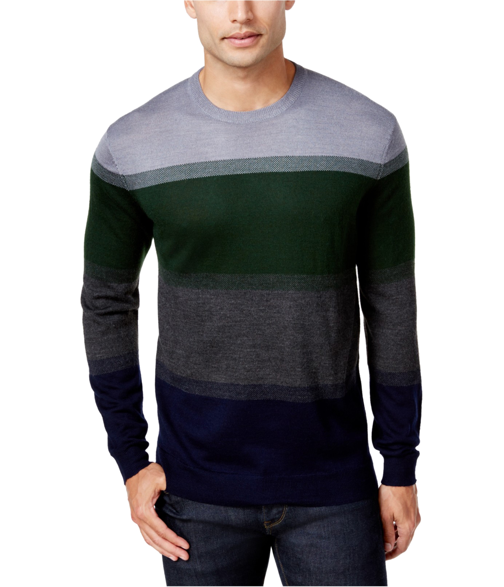 Club Room Mens Colorblocked Pullover Sweater 636202071397 - Picture 3 of 4