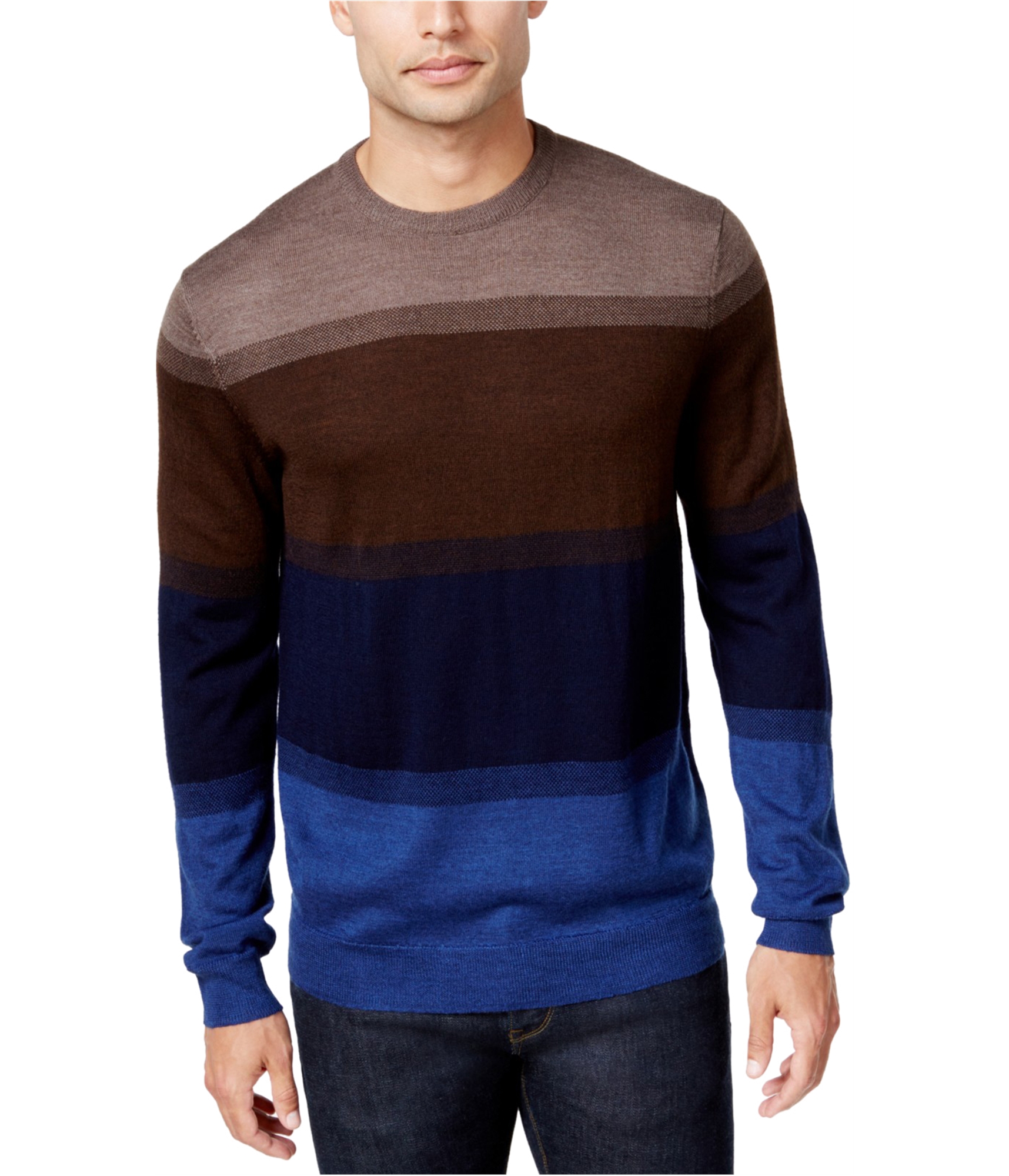 Club Room Mens Colorblocked Pullover Sweater 636202071397 - Picture 2 of 4