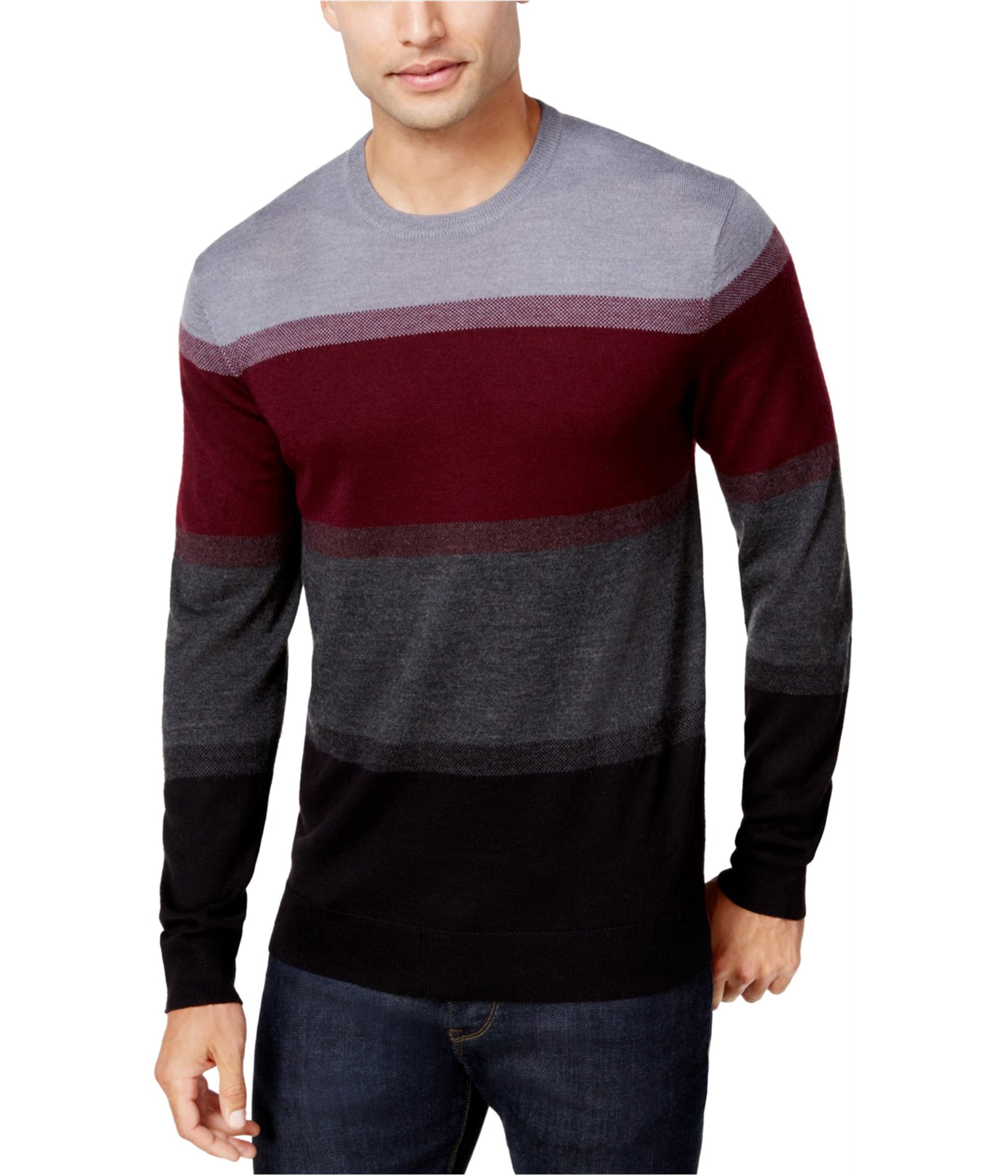 Club Room Mens Colorblocked Pullover Sweater 636202071397 - Picture 3 of 4
