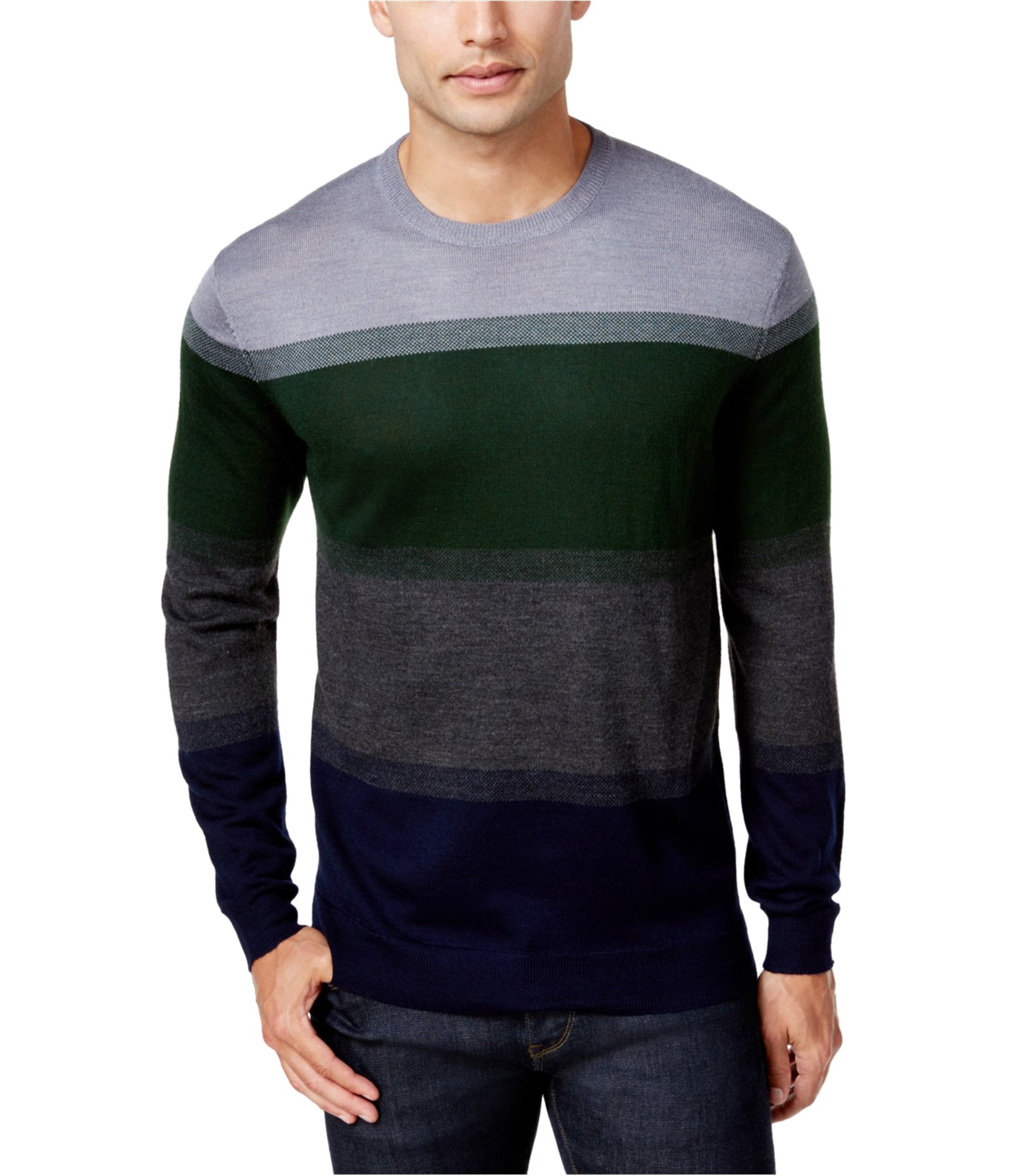 Club Room Mens Colorblocked Pullover Sweater 636202071397 - Picture 4 of 4