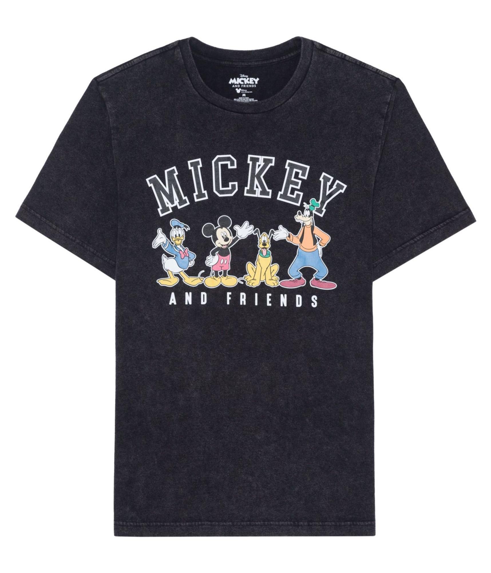 Hybrid Mens Mickey and Friends Graphic T-Shirt, Multicoloured, X-Large