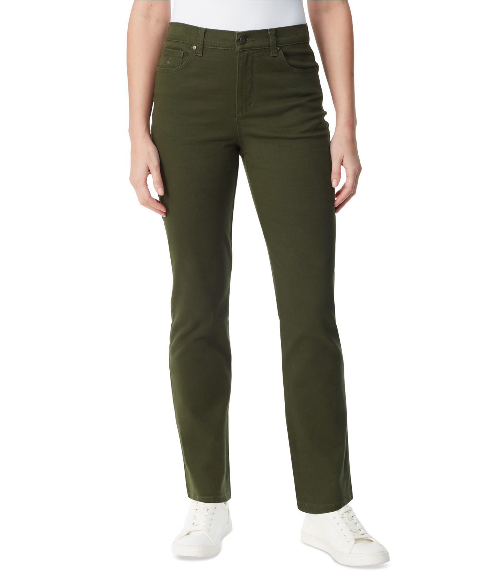 Gloria Vanderbilt Womens Amanda Classic Straight Leg Jeans