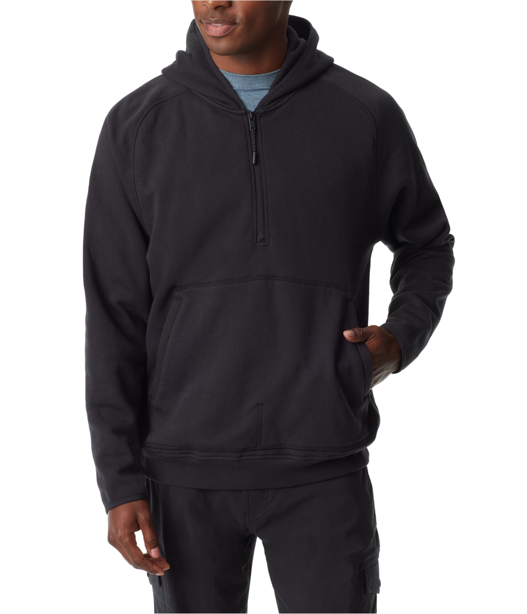 Толстовка с капюшоном BASS OUTDOOR Mens на молнии с четвертью 6990₽