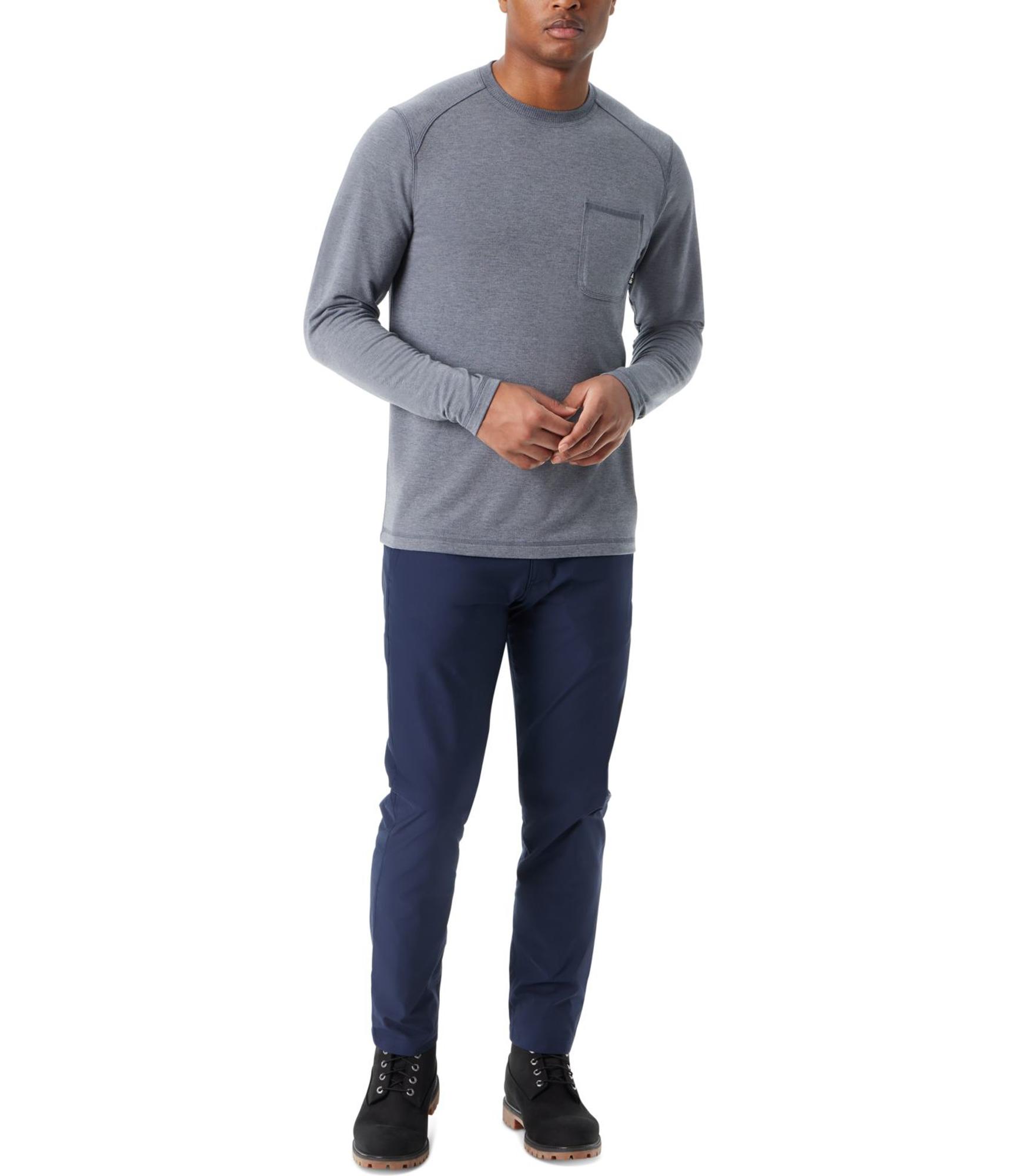 BASS OUTDOOR Mens Ribbed Basic T-Shirt - Bild 2 von 8