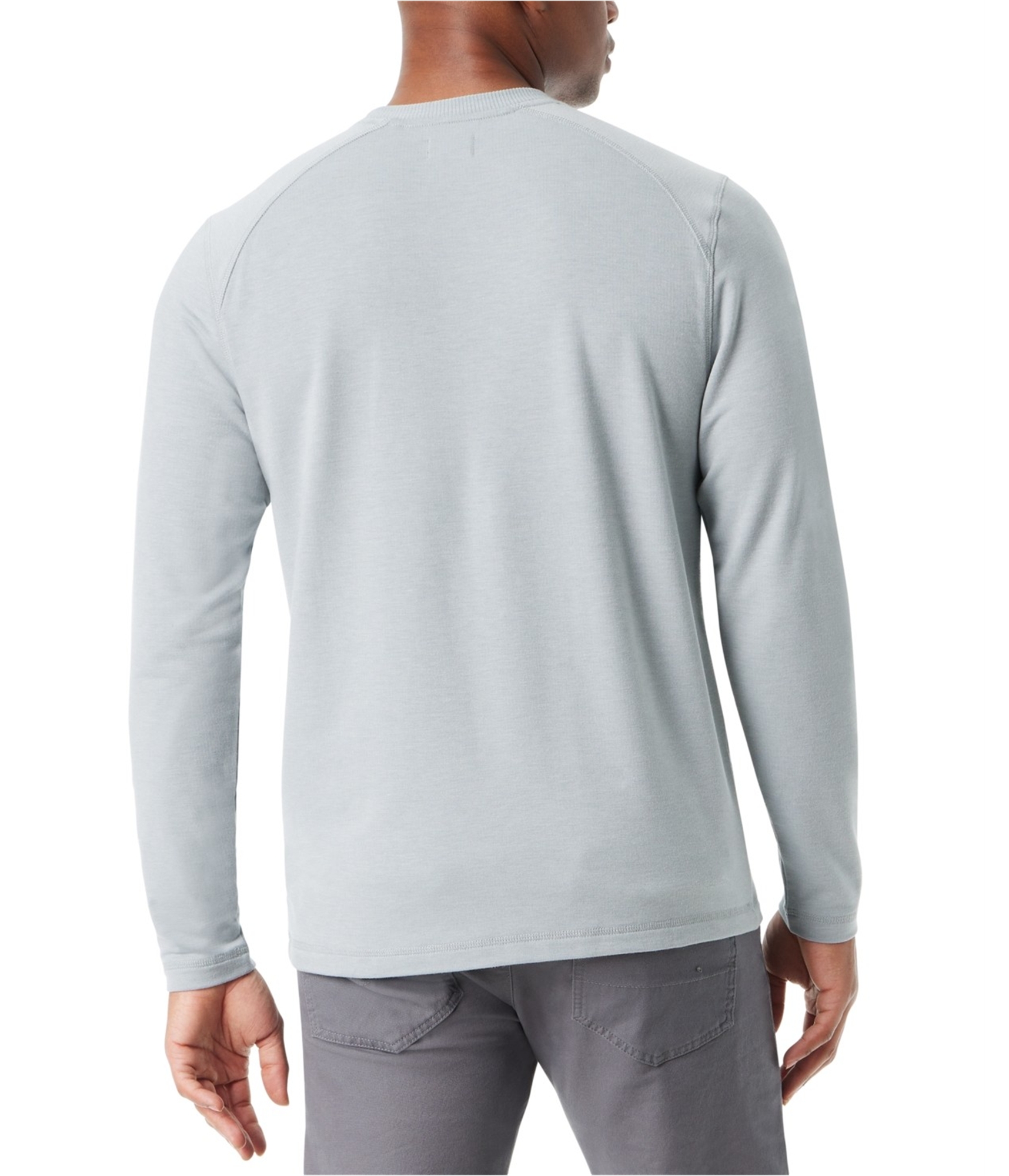 BASS OUTDOOR Mens Ribbed Basic T-Shirt - Bild 7 von 8