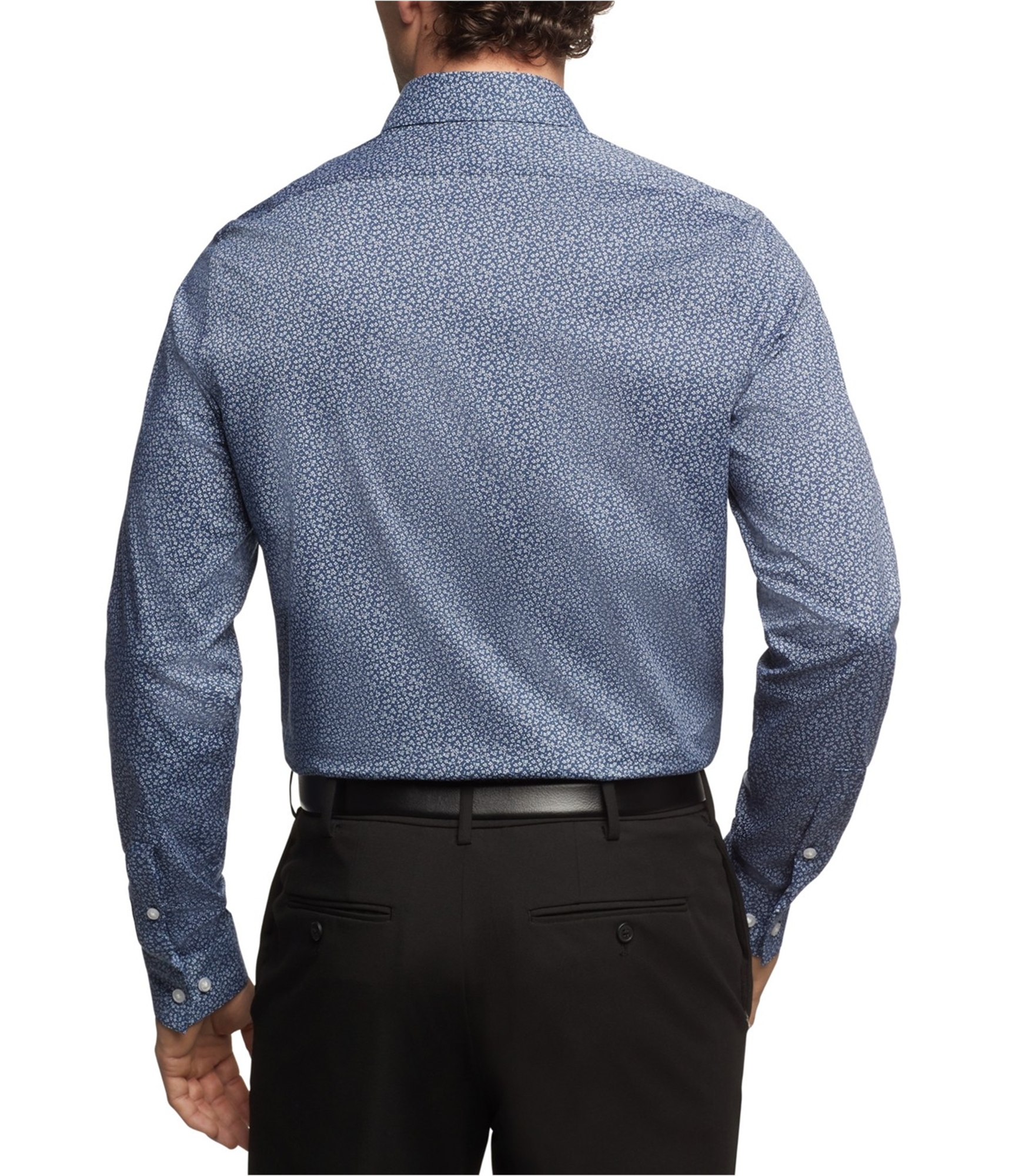 Kenneth Cole Mens Flex Fabric Button Down Dress Shirt 7490₽